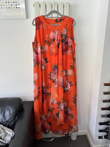 Joanna hope orange floral - hope, midi