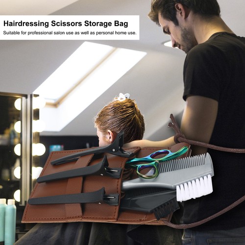 Black hairdresser waist bag - hairdresser,