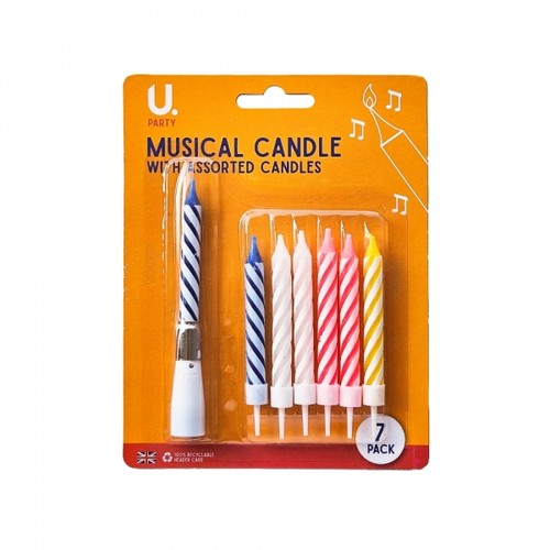 Musical birthday candle - musical, &