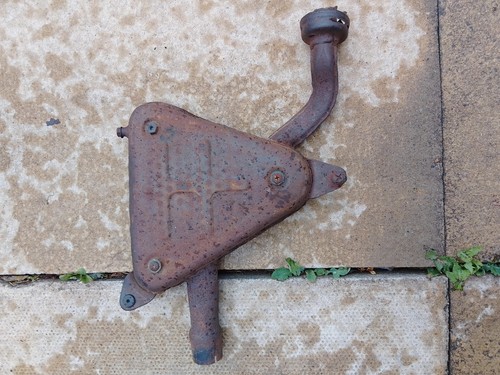 Honda 125 exhaust back box - honda, tl
