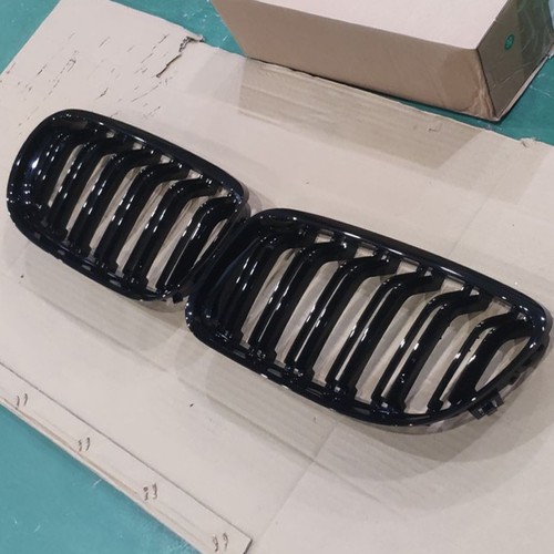 Gloss black front kidney - front,
