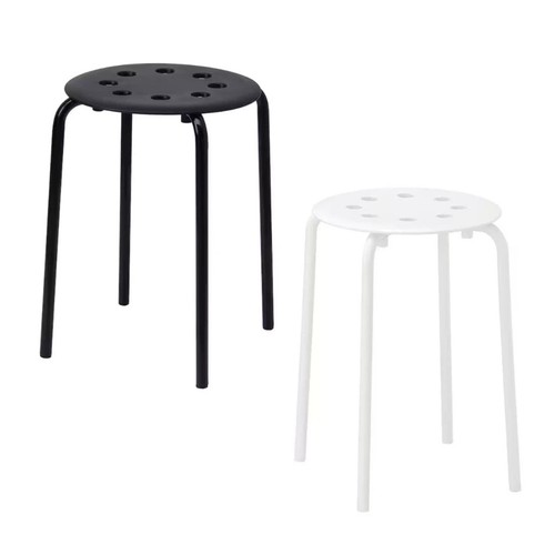 Plastic stackable stool metal - stackable,