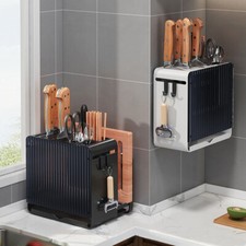 Universal Knife Holder Knife Block Rack Kitchen Organisation Cutlery Set Storage