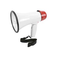 Adastra Rechargeable Handheld Megaphone 10W Speaker Siren Function 200m Range