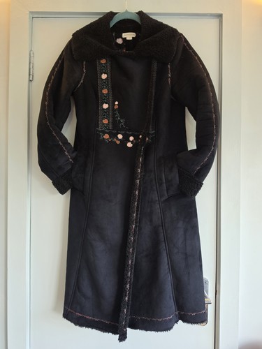 Monsoon navy black faux - monsoon,