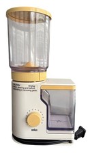 Vintage Braun AG Coffee Bean Grinder Model 4045 Burr Mill Made in Germany