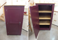 Buckingham 1 Door Painted Linen/ Storage Cupboard with reclaimed top F&B Brinjal
