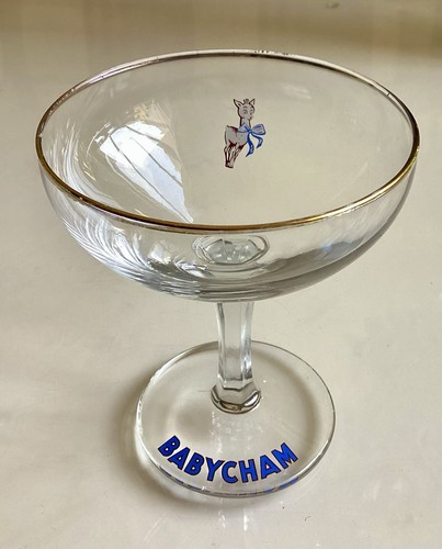 Rare early babycham glass - rare,