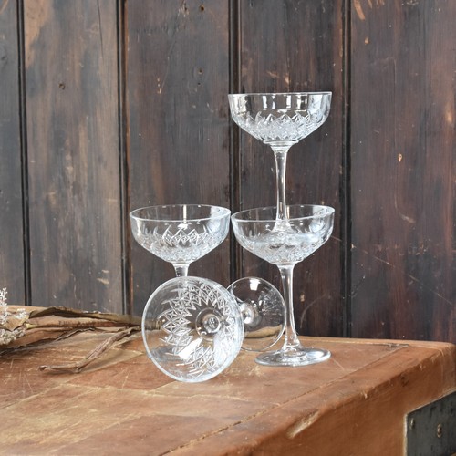Vintage champagne coupe - champagne,