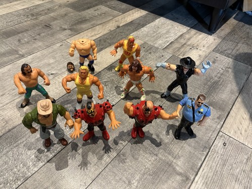 Hasbro wwf figures vintage - figures,