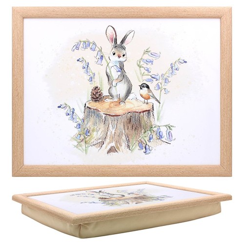 Cushioned laptray hare bird - laptray, &