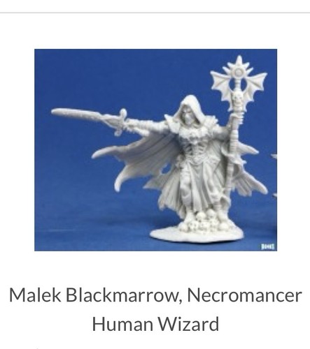 Reaper bones miniatures - bones, malek