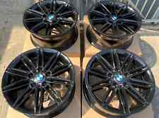 Genuine BMW 17" 207M Alloy Wheels: Gloss Black E46 E81 E82 E85 E87 E88