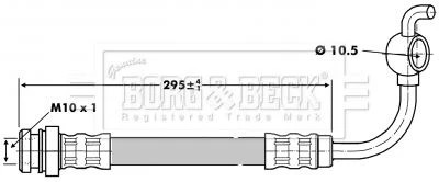 Borg beck bbh6808 rear - beck,