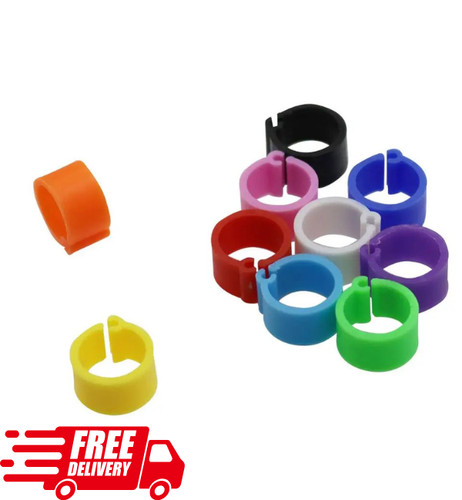 New 100pcs bird rings - new,