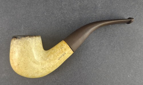 Jamboo meerschaum pipe with - pipe,