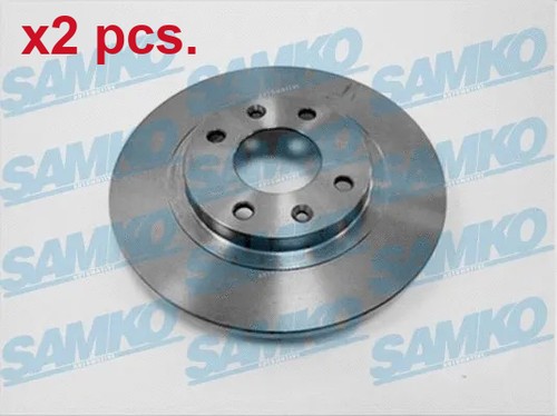 Pcs front brake disc - x2, rotos