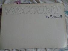 Vauxhall Viscount brochure May 1966 UK market ref 1685 large format