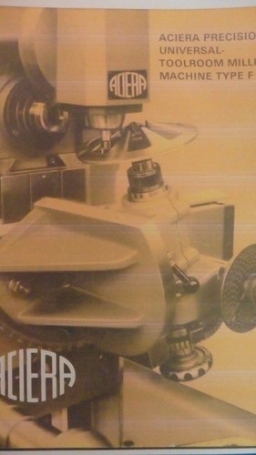 Aciera universal milling - aciera, f3