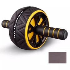 Abdominal Core Strength Workout Muscle Cruncher Pro Abs Roller Exercise Wheel 
