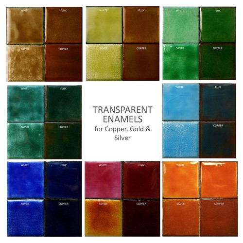 Transparent enamel powders 25g - transparent,