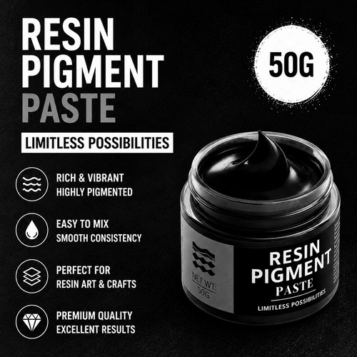 Black resin pigment - pigment, paste