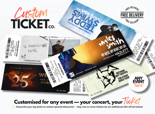 Custom concert event - event, ticket