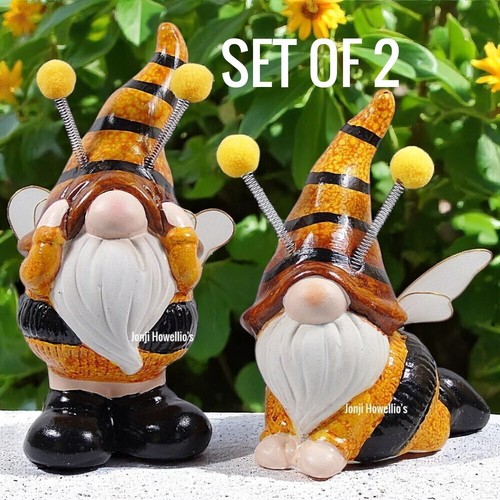 Bee gonks garden ornament with - ornament,
