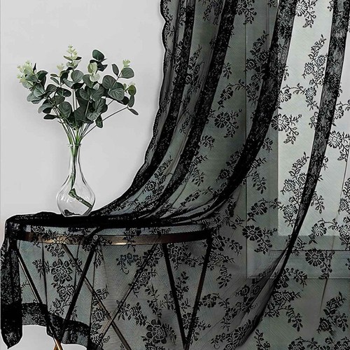 1pc lace curtains rod - 1pc,