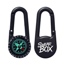 'Swear Box' Compass Keyring