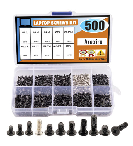 500pcs laptop screw - kit, m2