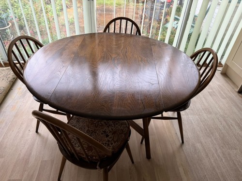 Ercol slight oval drop - , leaf