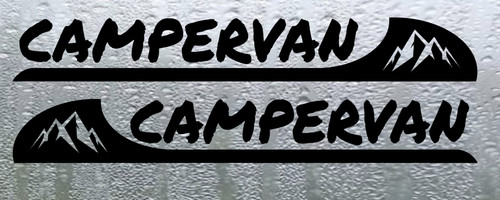 Campervan stickers - x,