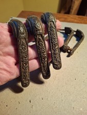 6 X 1930s Vintage Drawer Cupboard door Handles 9 Cm