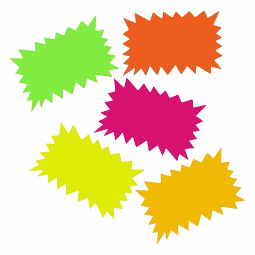10cm 5cm neon fluorescent - 10cm, 7.5cm