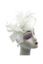 NEW Women's Bow Headband and Clip Fascinator Weddings Hat Race Royal Ascot Prom