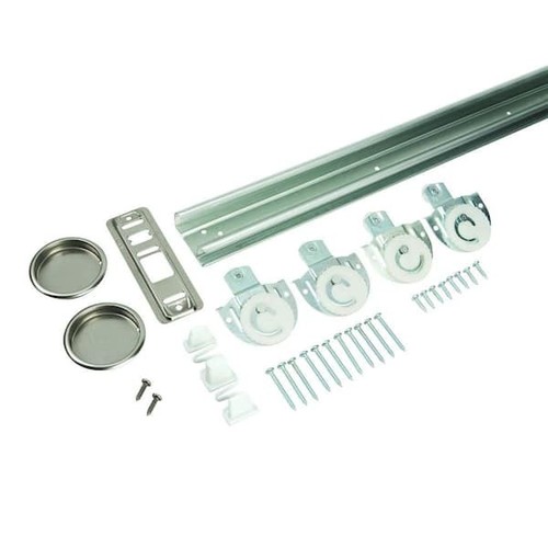 Durable double closet track - closet,