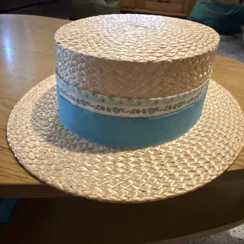 Vintage dunn straw boater - co,