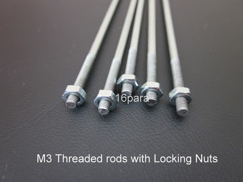 3mm rods 200mm - 3mm, with