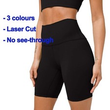 High Waist Biker Shorts Laser
