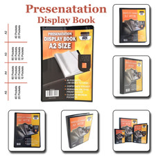Ark Quality Presentation Display Book Folder Portfolio Black In A2, A3, A4,A5