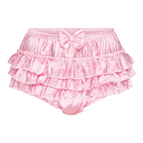 Satini frilly sissy ruffled - frilly,
