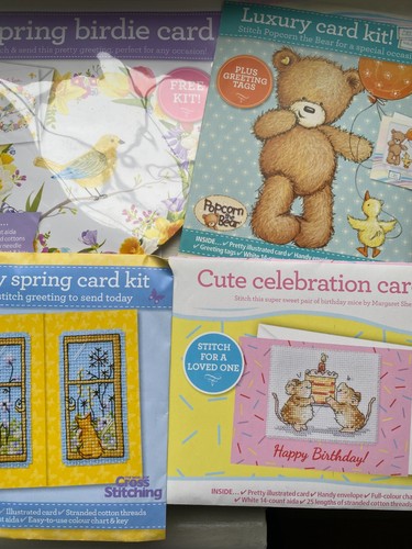 Little cross stitch card - cross,