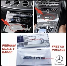 New Small Mercedes AMG Badge Cockpit Centre Console Dashboard Interior C E A S