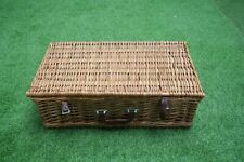 Vintage Optima Wicker Picnic Hamper ~VGC (T)