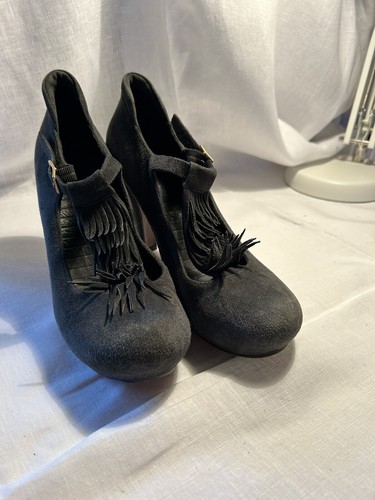 Chie mihara storm grey suede - mihara, storm-grey