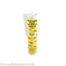 Gold label CLEAR Sealant 290ml Pond Liner Repair Patch Sealer Mastic Underwater