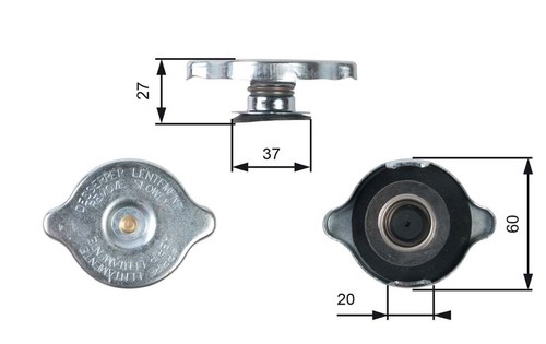 Coolant tank cap fits - coolant,