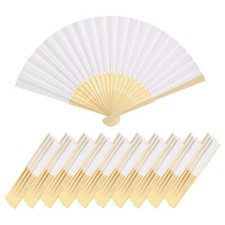 White Paper Fan 30Pcs Folding