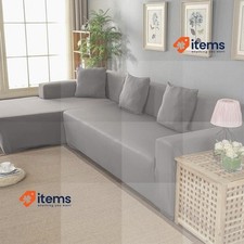 Wakects Left/Right Corner Sofa Cover Gray